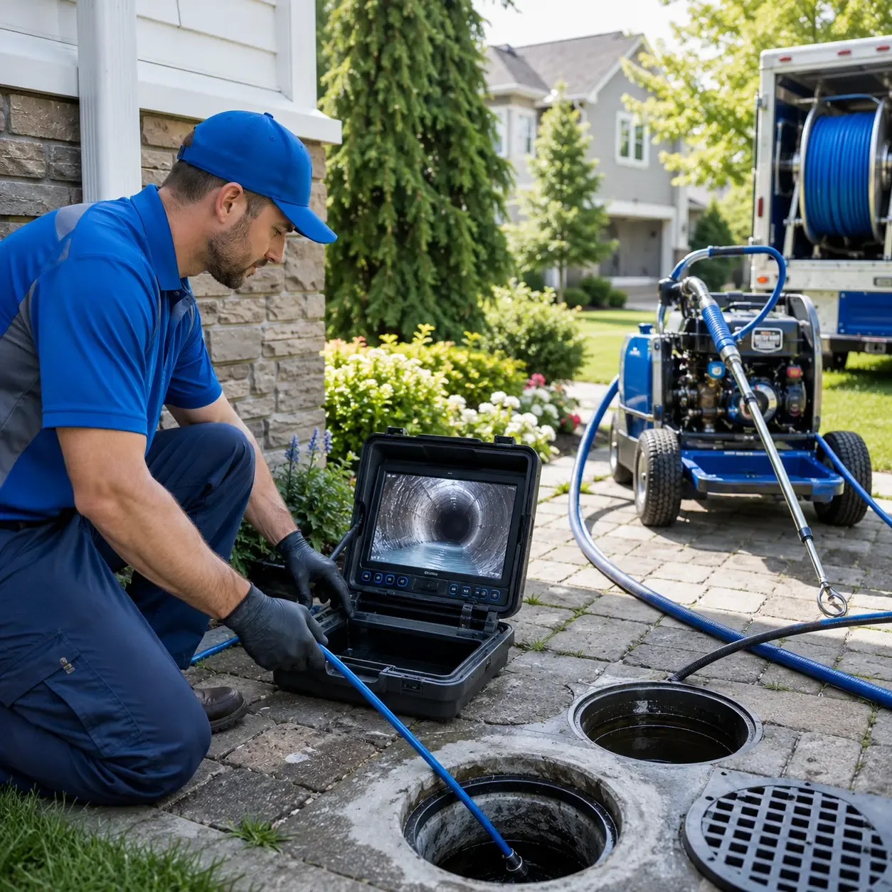 Outdoor drain cleaning professionals serving Riverside, IL